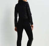 Biker / Motorcycle Jacket - Women Real Lambskin Leather Biker Jacket KW189 - Koza Leathers