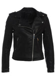 Biker / Motorcycle Jacket - Women Real Lambskin Leather Biker Jacket KW189 - Koza Leathers