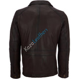Biker Jacket - Men Real Lambskin Motorcycle Leather Biker Jacket KM178 - Koza Leathers