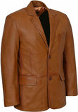 Koza Leathers Men's Real Lambskin Leather Blazer KB125