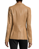 Koza Leathers Women's Real Lambskin Leather Blazer BW047