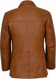 Koza Leathers Men's Real Lambskin Leather Blazer KB125