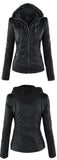 Biker / Motorcycle Jacket - Women Real Lambskin Leather Biker Jacket KW484 - Koza Leathers
