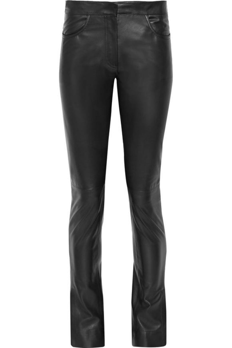 Koza Leathers Women's Real Lambskin Leather Skinny Pant WP078