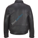 Koza Leathers Men's Genuine Lambskin Bomber Leather Jacket NJ032