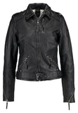 Biker / Motorcycle Jacket - Women Real Lambskin Leather Biker Jacket KW238 - Koza Leathers