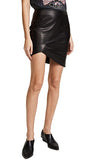 Knee Length Skirt - Women Real Lambskin Leather Slim Fit Skirt WS089 - Koza Leathers