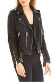 Biker / Motorcycle Jacket - Women Real Lambskin Leather Biker Jacket KW333 - Koza Leathers