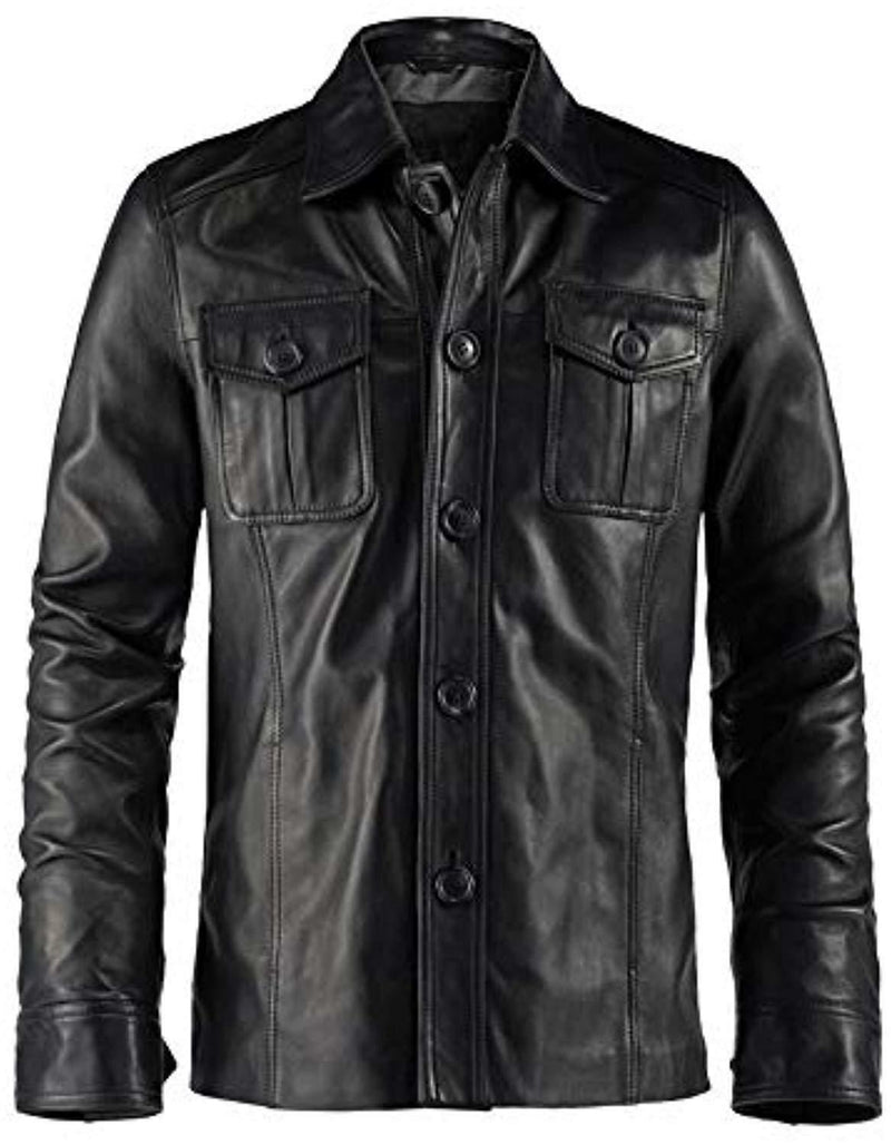 Koza Leathers Men's Real Lambskin Leather Blazer KB127