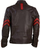 Biker Jacket - Men Real Lambskin Motorcycle Leather Biker Jacket KM434 - Koza Leathers
