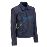 Biker / Motorcycle Jacket - Women Real Lambskin Leather Biker Jacket KW142 - Koza Leathers