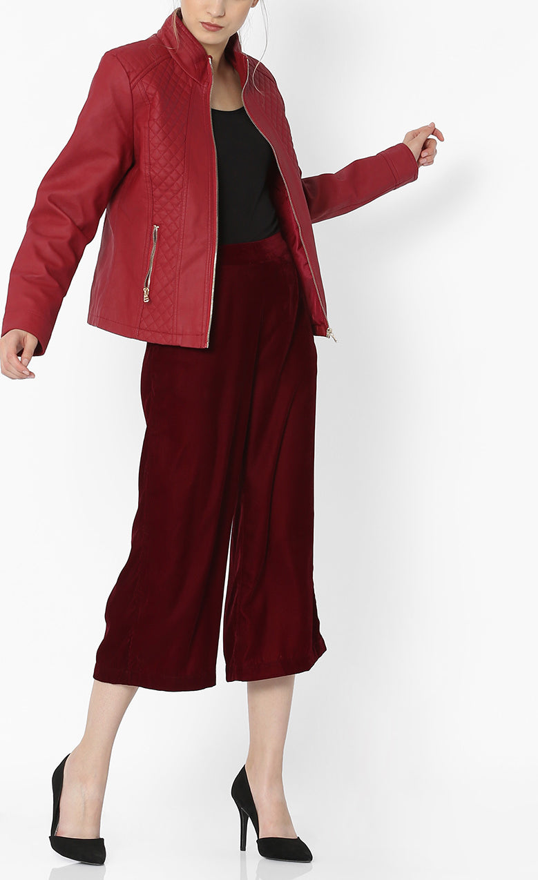 Biker / Motorcycle Jacket - Women Real Lambskin Leather Biker Jacket KW558 - Koza Leathers