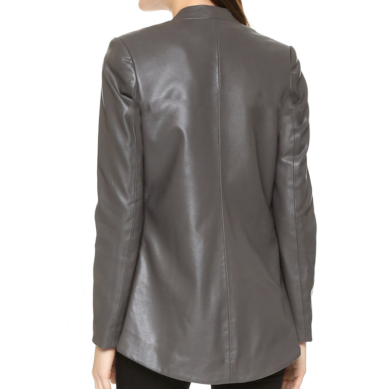 Koza Leathers Women's Real Lambskin Leather Blazer BW069