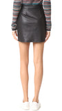 Knee Length Skirt - Women Real Lambskin Leather Slim Fit Skirt WS090 - Koza Leathers