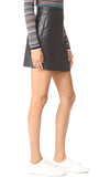 Knee Length Skirt - Women Real Lambskin Leather Slim Fit Skirt WS090 - Koza Leathers