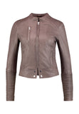 Biker / Motorcycle Jacket - Women Real Lambskin Leather Biker Jacket KW242 - Koza Leathers
