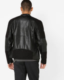 Biker Jacket - Men Real Lambskin Motorcycle Leather Biker Jacket KM657 - Koza Leathers