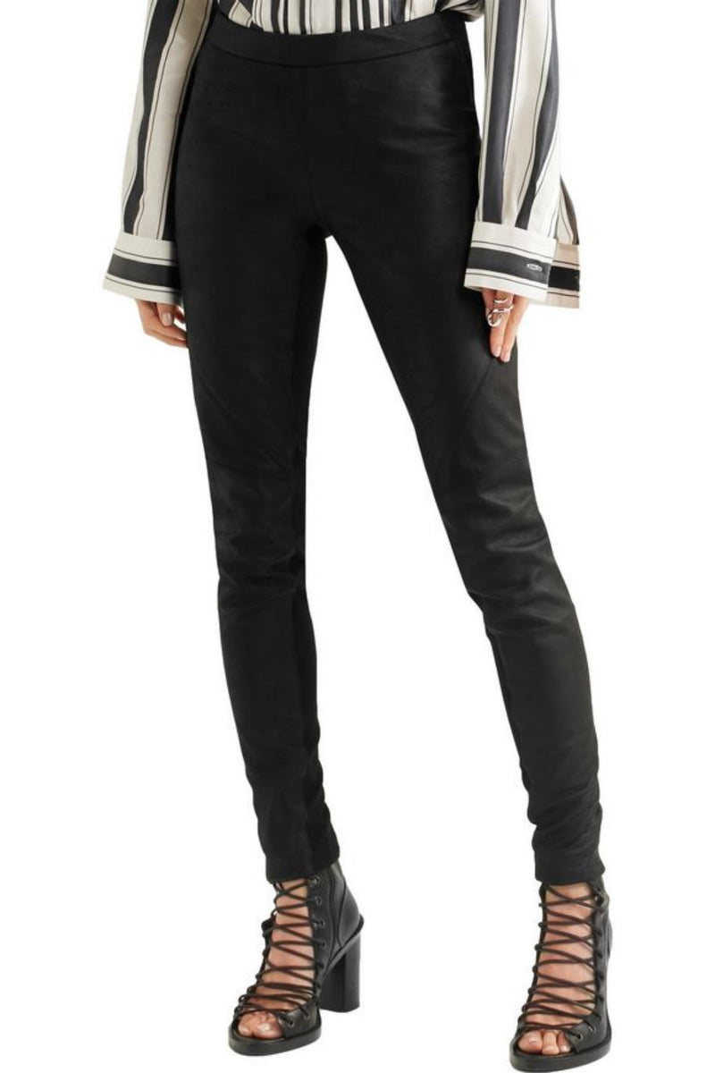 Koza Leathers Women's Real Lambskin Leather Skinny Pant WP082