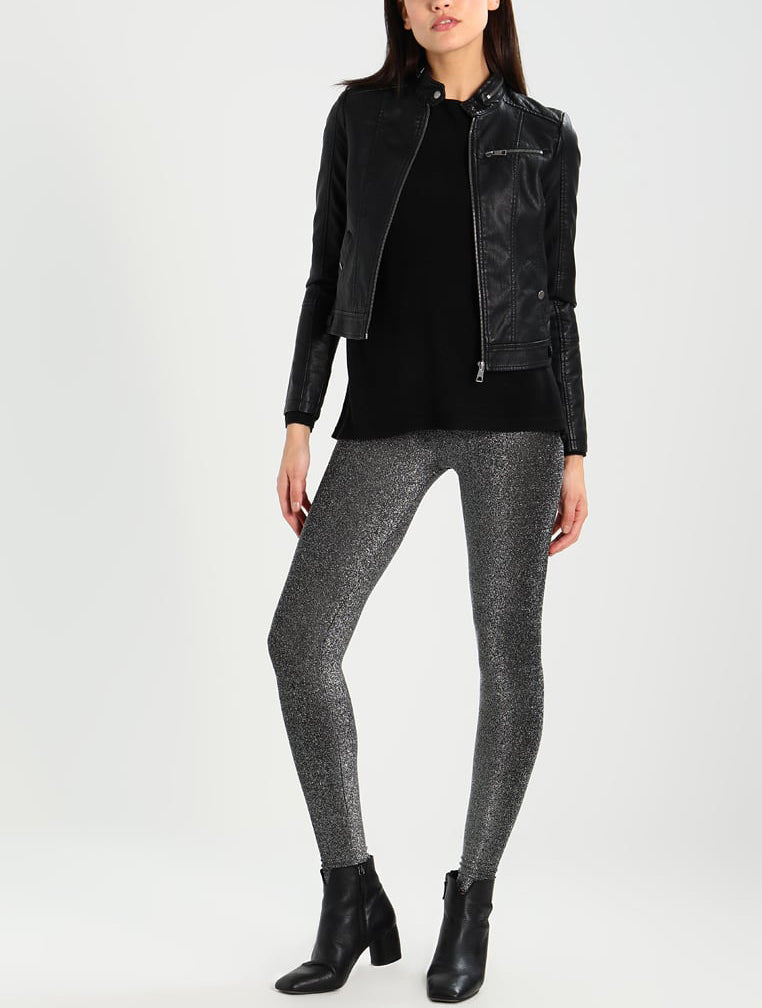 Biker / Motorcycle Jacket - Women Real Lambskin Leather Biker Jacket KW244 - Koza Leathers