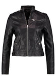 Biker / Motorcycle Jacket - Women Real Lambskin Leather Biker Jacket KW244 - Koza Leathers