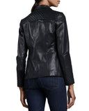 Koza Leathers Women's Real Lambskin Leather Blazer BW050