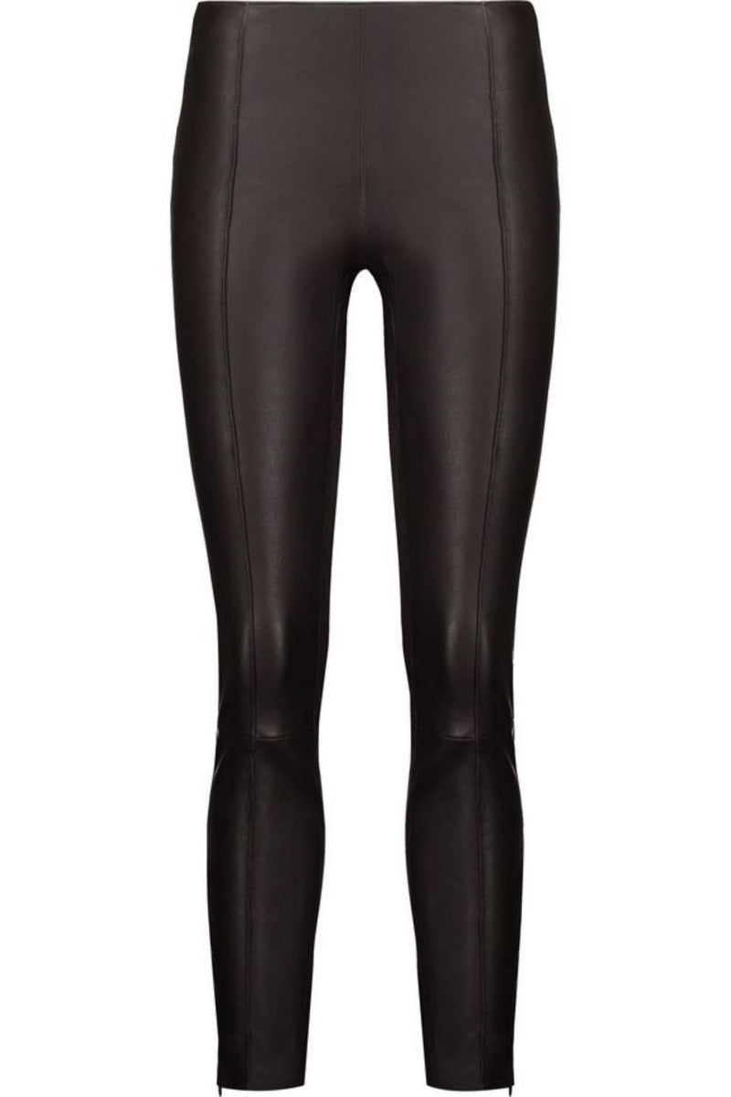 Koza Leathers Women's Real Lambskin Leather Capri Pant WP031