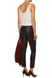 Koza Leathers Women's Real Lambskin Leather Capri Pant WP031
