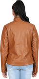 Biker / Motorcycle Jacket - Women Real Lambskin Leather Biker Jacket KW422 - Koza Leathers