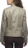Biker / Motorcycle Jacket - Women Real Lambskin Leather Biker Jacket KW423 - Koza Leathers