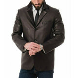 Koza Leathers Men's Real Lambskin Leather Blazer KB130