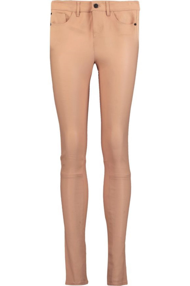 Koza Leathers Women's Real Lambskin Leather Skinny Pant WP085