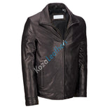 Biker Jacket - Men Real Lambskin Motorcycle Leather Biker Jacket KM189 - Koza Leathers
