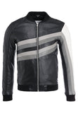 Biker Jacket - Men Real Lambskin Motorcycle Leather Biker Jacket KM294 - Koza Leathers
