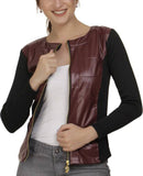 Biker / Motorcycle Jacket - Women Real Lambskin Leather Biker Jacket KW425 - Koza Leathers