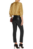 Koza Leathers Women's Real Lambskin Leather Capri Pant WP033