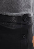 Knee Length Skirt - Women Real Lambskin Leather Slim Fit Skirt WS094 - Koza Leathers