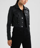 Koza Leathers Women's Real Lambskin Leather Bomber Jacket KW250