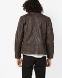 Biker Jacket - Men Real Lambskin Motorcycle Leather Biker Jacket KM665 - Koza Leathers