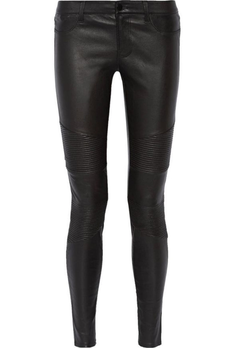 Koza Leathers Women's Real Lambskin Leather Skinny Pant WP086