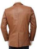 Koza Leathers Men's Real Lambskin Leather Blazer KB099