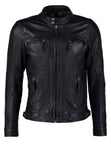 Biker Jacket - Men Real Lambskin Motorcycle Leather Biker Jacket KM234 - Koza Leathers