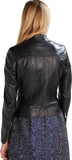 Biker / Motorcycle Jacket - Women Real Lambskin Leather Biker Jacket KW428 - Koza Leathers