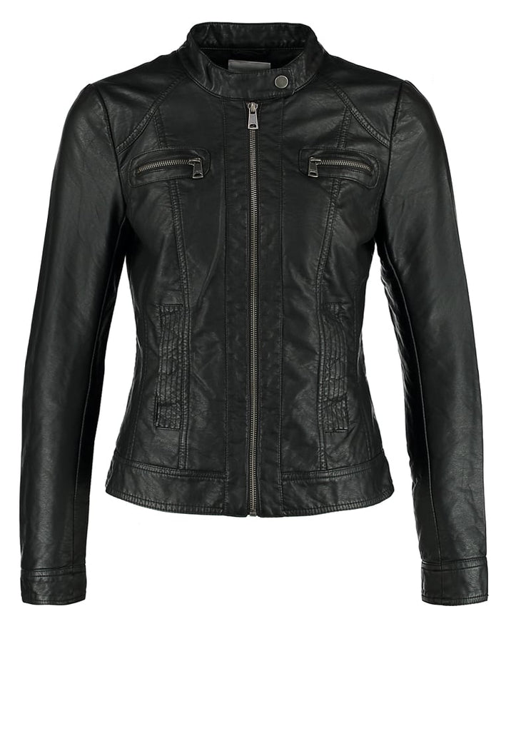 Biker / Motorcycle Jacket - Women Real Lambskin Leather Biker Jacket KW252 - Koza Leathers