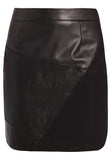 Knee Length Skirt - Women Real Lambskin Leather Slim Fit Skirt WS097 - Koza Leathers