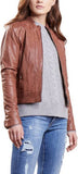 Biker / Motorcycle Jacket - Women Real Lambskin Leather Biker Jacket KW429 - Koza Leathers