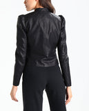 Biker / Motorcycle Jacket - Women Real Lambskin Leather Biker Jacket KW254 - Koza Leathers