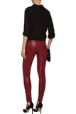 Koza Leathers Women's Real Lambskin Leather Skinny Pant WP088