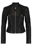 Biker / Motorcycle Jacket - Women Real Lambskin Leather Biker Jacket KW254 - Koza Leathers