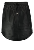 Knee Length Skirt - Women Real Lambskin Leather Slim Fit Skirt WS101 - Koza Leathers