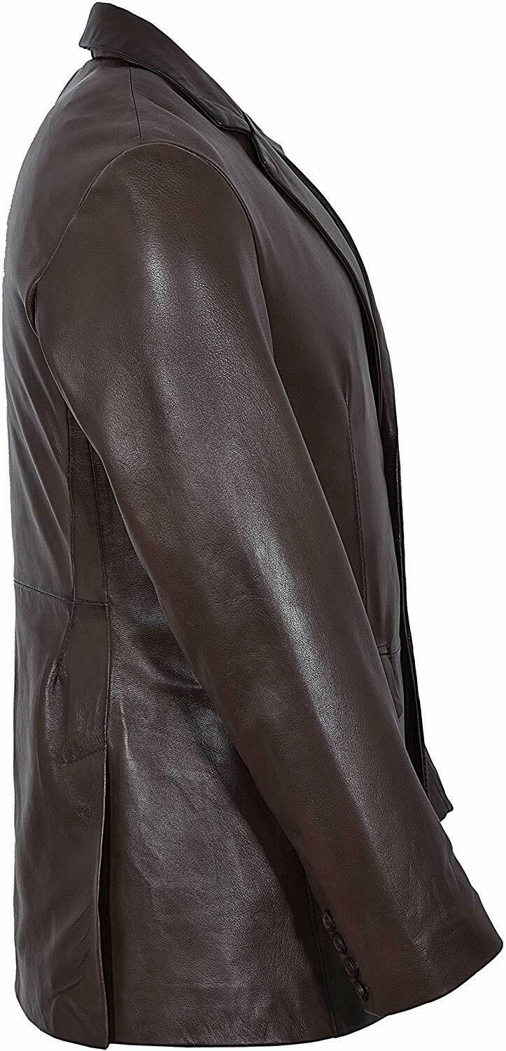 Koza Leathers Men's Real Lambskin Leather Blazer KB134